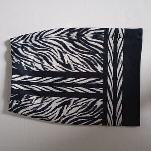 XS - Small Women's Cato Zebra Print Animal Print Pencil Career Office Skirt